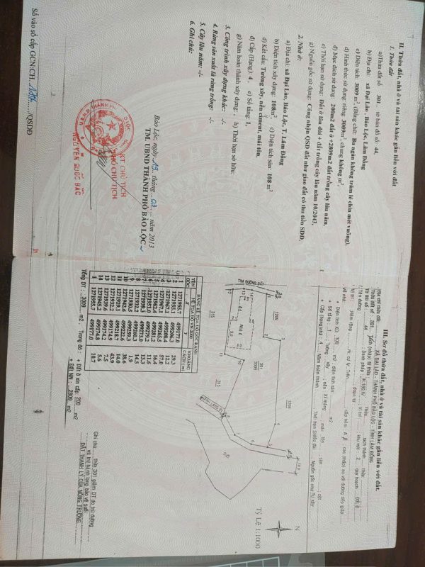 Bán 3 sào nghỉ dưỡng Giáp suối hẻm Ỷ Lan Phường Bảo Lộc Lâm Đồng
