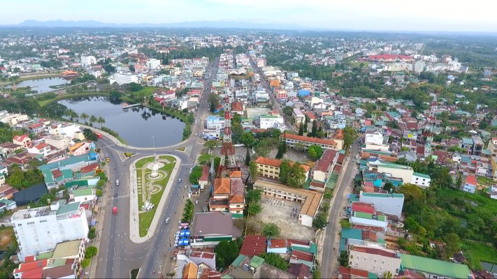 Toàn cảnh trung tâm TP Bảo Lộc