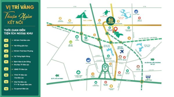 Đất nền nghỉ dưỡng khu Làng Thông Lộc Quảng Bảo Lâm