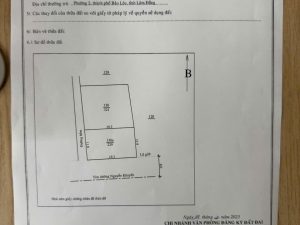 Bán Lô góc 2 mặt tiền Nguyễn khuyến Phường 2 Bảo Lộc Lâm Đồng